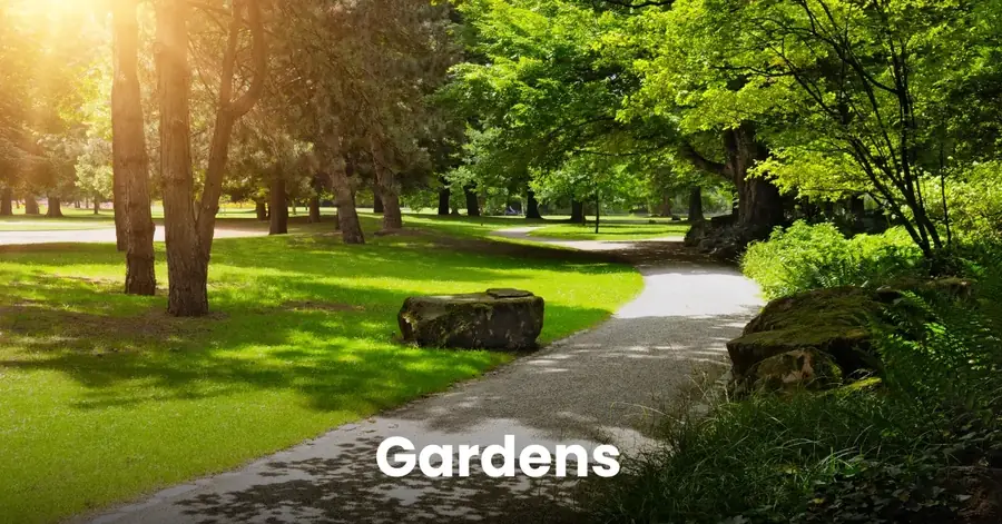 مساحات خضراء واسعة في The Icon Gardens